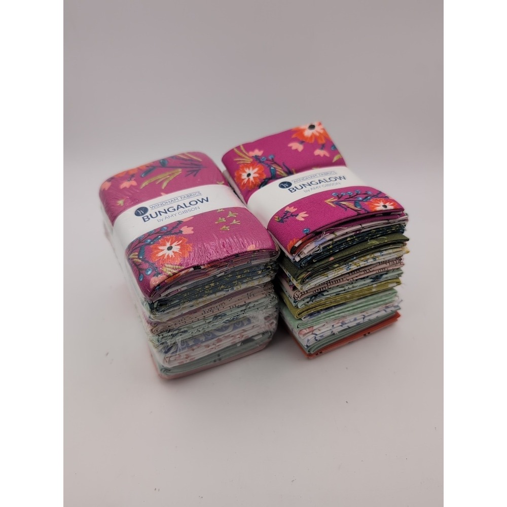 Windham Fabrics Bungalow By Amy Gibson Fat Quarter Bundle Lot Of Two